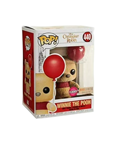 Funko Pop! x Christopher Robin Winnie The Pooh #440 Flocked Box Lunch Exclusive