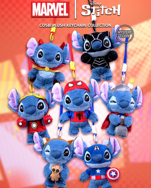 Marvel x Disney Stitch Plush Keychain