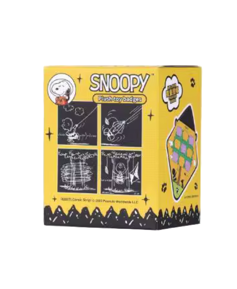 Peanuts Snoopy 75 Years Anniversary Plush Toy Badges Single Box