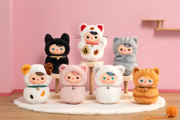 Pucky Roly-Poly Kitty Vinyl Plush