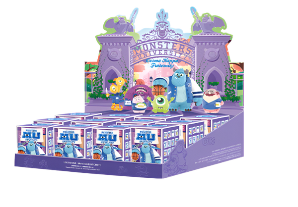 Pop Mart x Disney Pixar Monsters University Oozma Kappa Fraternity