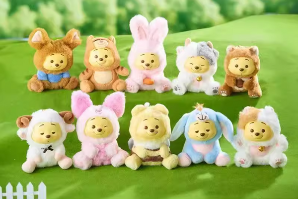 Miniso x Disney Winnie the Pooh Naughty Party Vinyl Plush