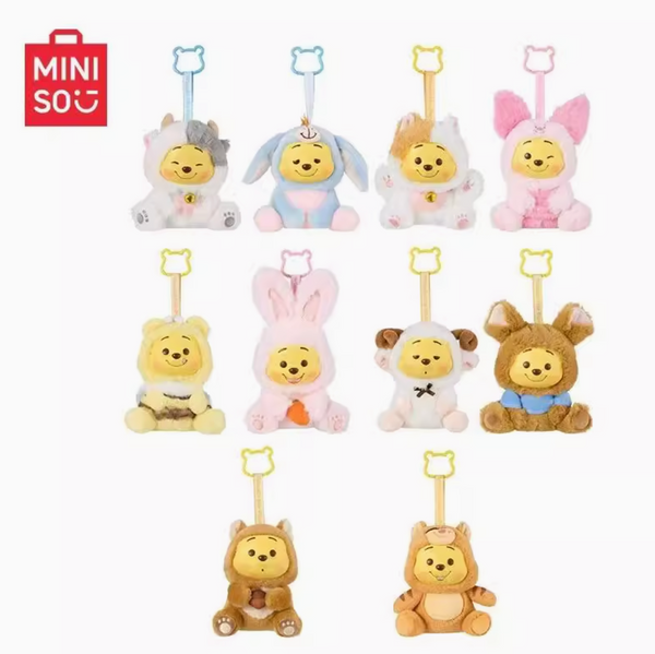 Miniso x Disney Winnie the Pooh Naughty Party Vinyl Plush