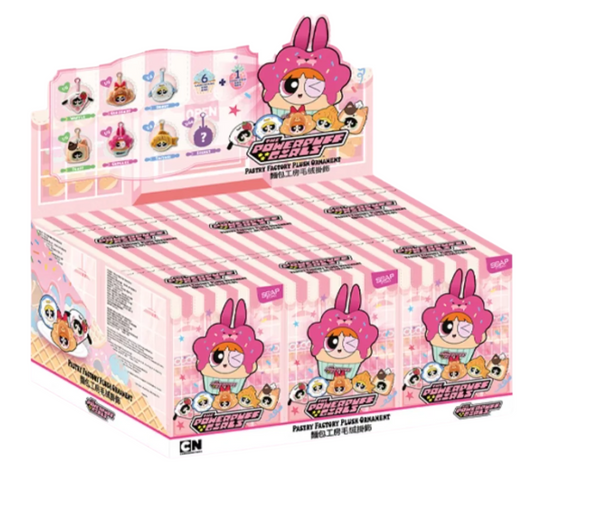 Soap Studio x The Powerpuff Girls Pastry Factory Plush Ornament