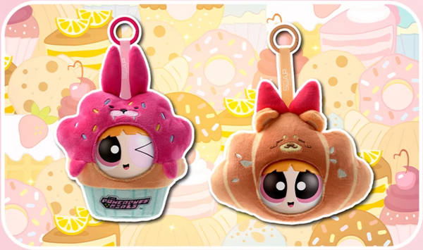 Soap Studio x The Powerpuff Girls Pastry Factory Plush Ornament