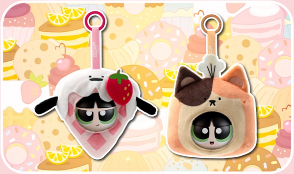 Soap Studio x The Powerpuff Girls Pastry Factory Plush Ornament