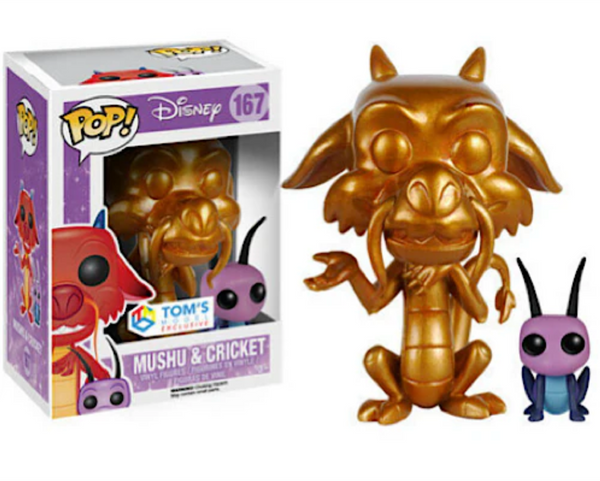 Funko Pop! x Disney Mushu & Cricket #167 Tom's Model Exclusive