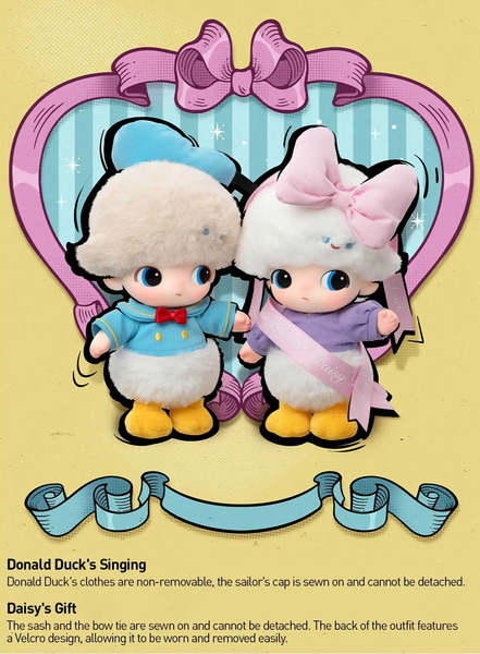 Pop Mart x Dimoo World x Disney Series Vinyl Plush Keychain