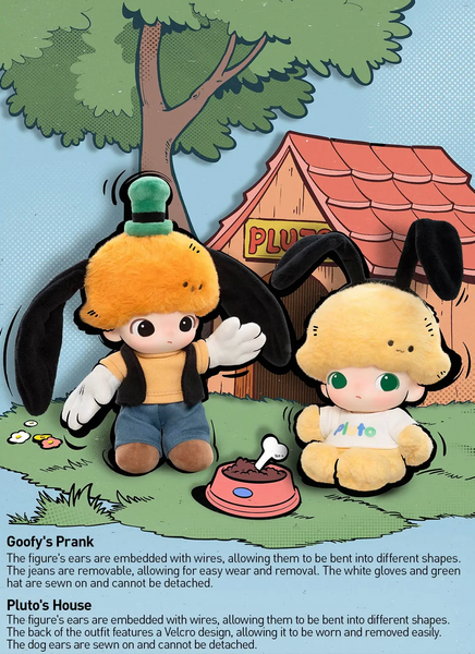 Pop Mart x Dimoo World x Disney Series Vinyl Plush Keychain