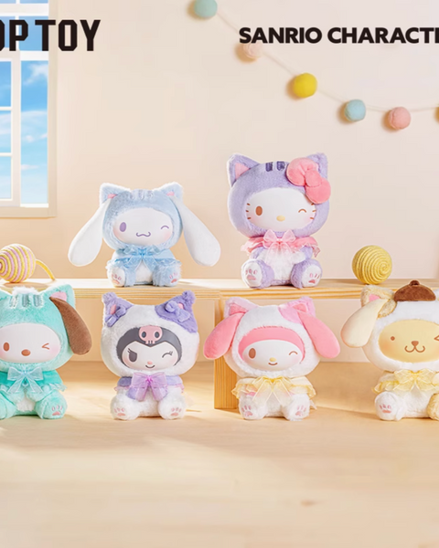 Sanrio Characters Play with Kittens