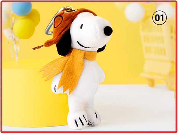 Miniso x Peanuts Snoopy 75 Years Anniversary Plush Doll Ornaments