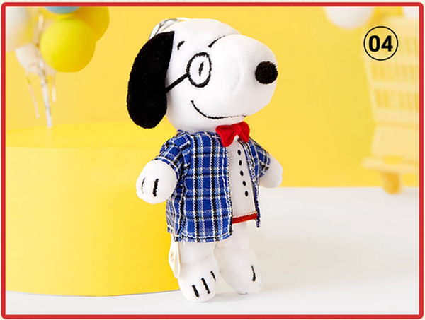 Miniso x Peanuts Snoopy 75 Years Anniversary Plush Doll Ornaments