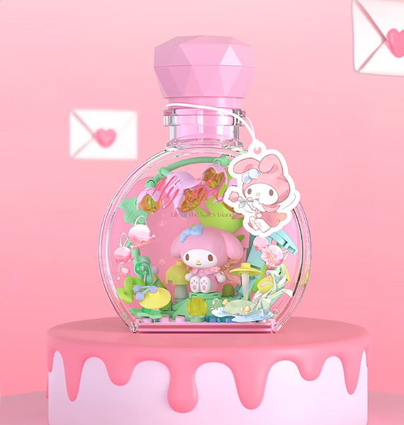 Wonder Moon x Sanrio Floral Perfume Bottle Building Blocks