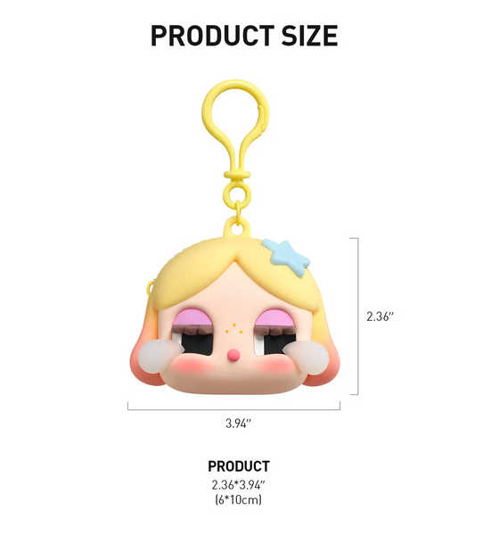 Pop Mart x Crybaby Shiny Shiny Series Earphone Case - Gold