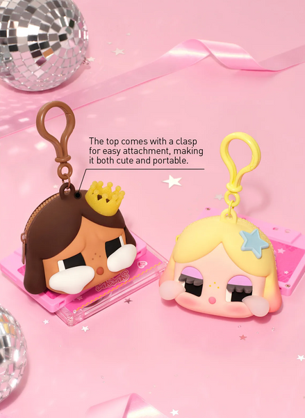 Pop Mart x Crybaby Shiny Shiny Series Earphone Case - Gold