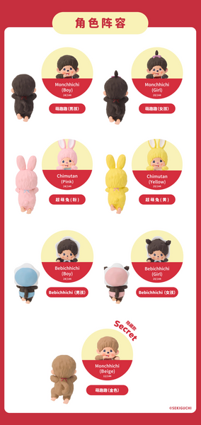 Sonny Angel Hippers x Monchhichi