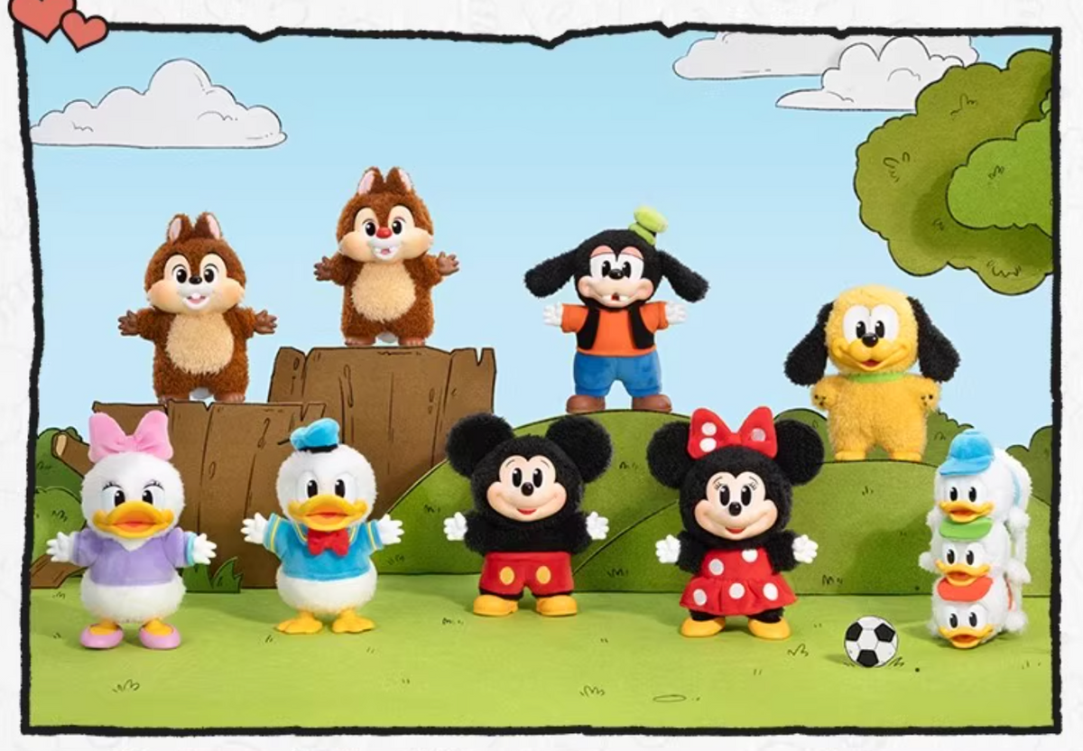 Disney Mickey Family アソート　シュリンク付き Pop Mart x Disney Mickey Family Cute Together Vinyl Plush – WooHoo