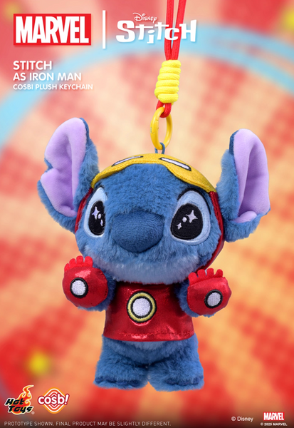 Hot Toys x Cosbi x Disney Marvel Stitch Plush Keychain