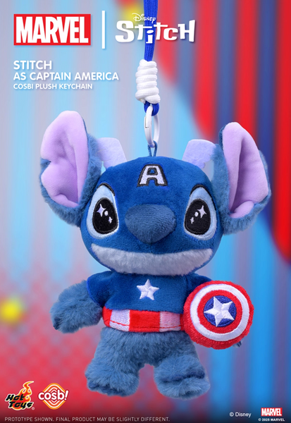 Hot Toys x Cosbi x Disney Marvel Stitch Plush Keychain