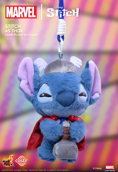 Hot Toys x Cosbi x Disney Marvel Stitch Plush Keychain
