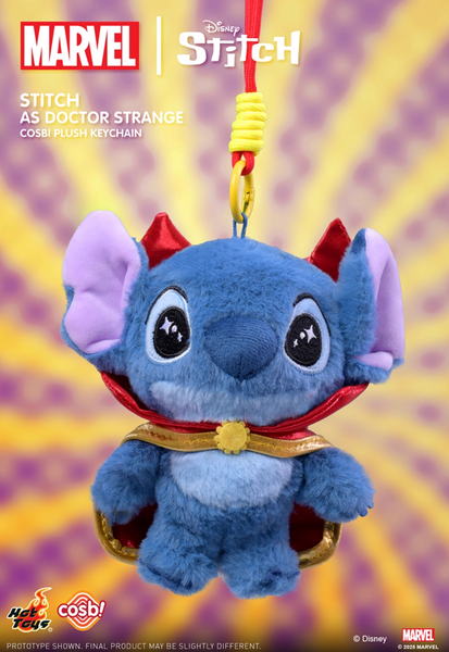 Hot Toys x Cosbi x Disney Marvel Stitch Plush Keychain