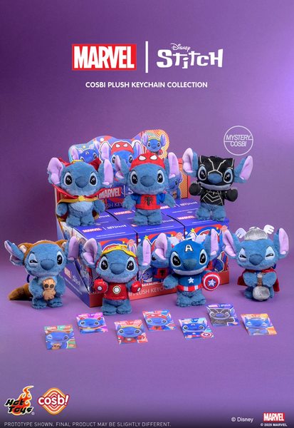 Hot Toys x Cosbi x Disney Marvel Stitch Plush Keychain