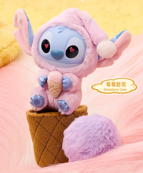 Miniso x Disney Stitch Eat Something Before Sleep Vinyl Plush