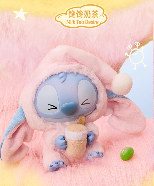 Miniso x Disney Stitch Eat Something Before Sleep Vinyl Plush