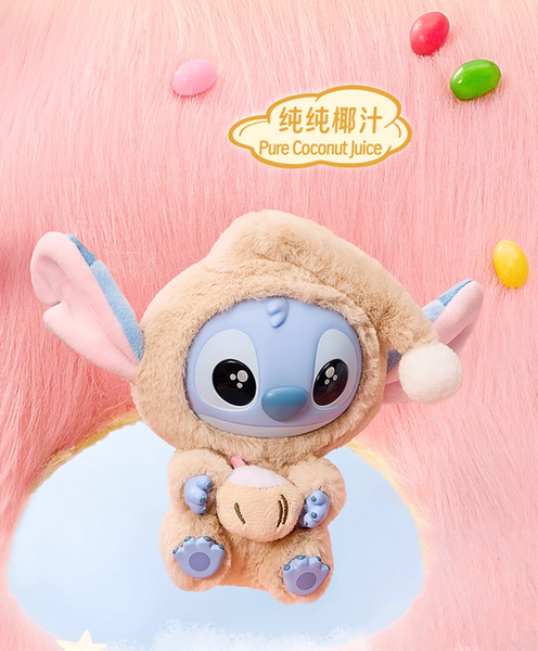 Miniso x Disney Stitch Eat Something Before Sleep Vinyl Plush