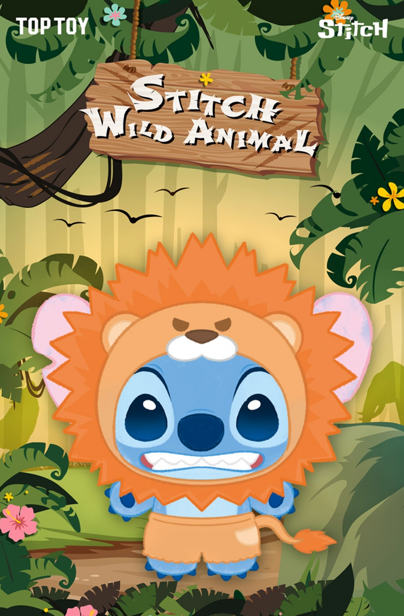 Stitch Wild Animal ライオン TOPTOY x Disney Stitch Wild Animal Vinyl Plush – WooHoo New York
