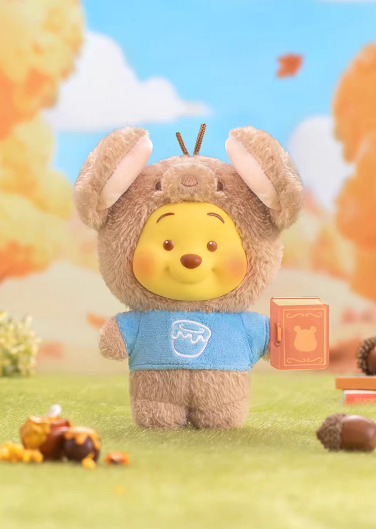 TOPTOY x Disney Winnie the Pooh Animal Storybook Vinyl Plush