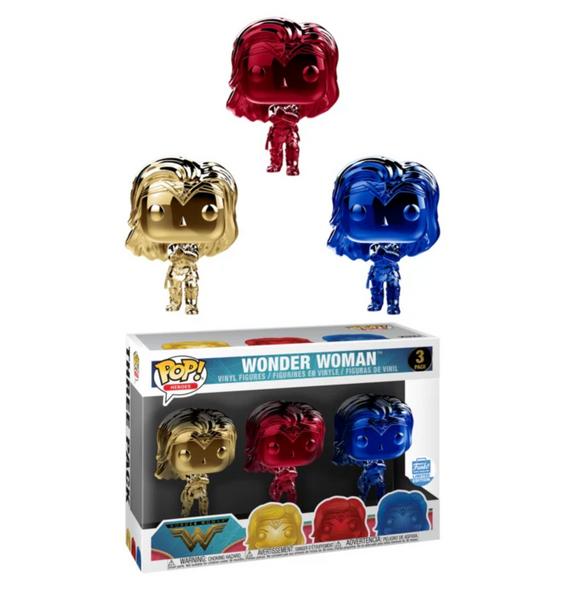 Funko Pop! x Wonder Woman 3-Pack Funko Limited Edition