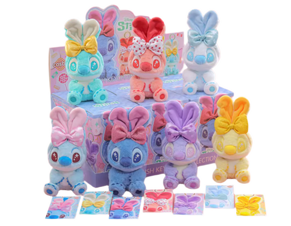 Hot Toys x Cosbi x Disney Stitch Candy Series Plush Keychain