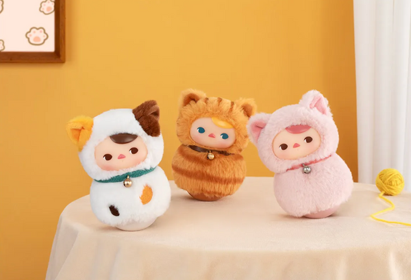 Pop Mart x Pucky Roly-Poly Kitty Vinyl Plush