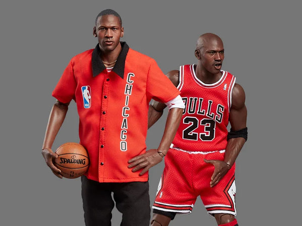 Enterbay x NBA Final Edition Michael Jordan Chicago Bulls Away 1:6 Scale Action Figures Set