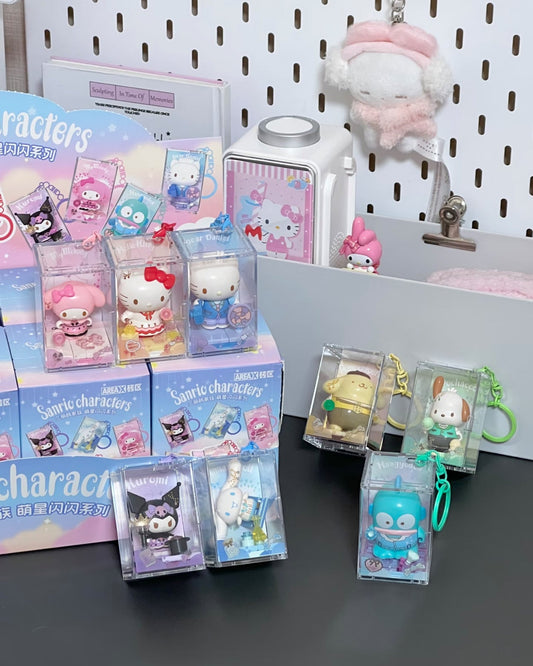 AreaX x Sanrio Characters Building Block Keychain