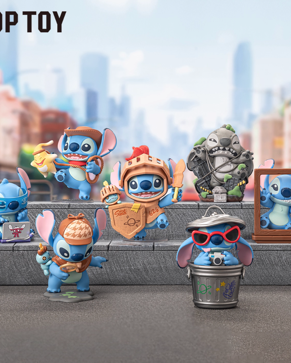 Stitch City Adventure Series フィギュア6体セット TOPTOY x Disney Stitch City Adventure – WooHoo New York