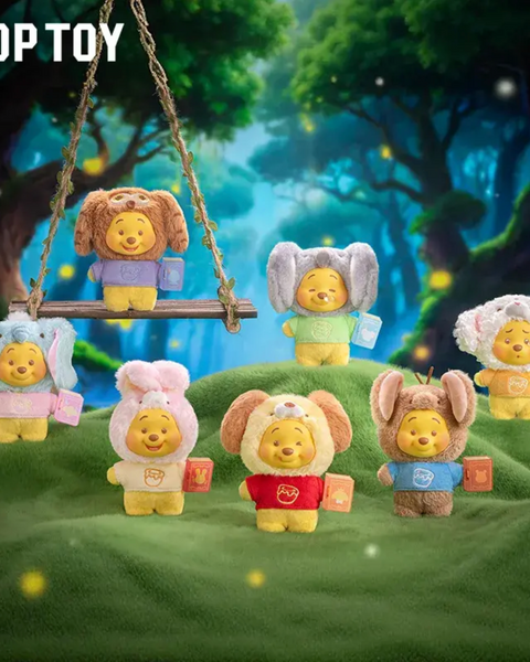 TOPTOY x Disney Winnie the Pooh Animal Storybook Vinyl Plush