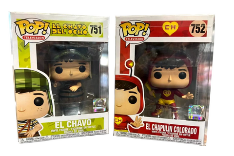 Funko El Chapulin Colorado and El Chavo Del Ocho Pops 751 & 752