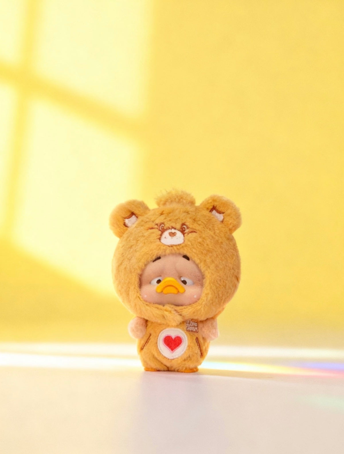 RongCreator 1983 x Upsetduck x Care Bears Neon Sweetheart Duck Vinyl Plush