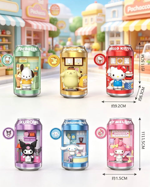 Trendy Sound x Sanrio Characters Canned Soda Shop Building Block