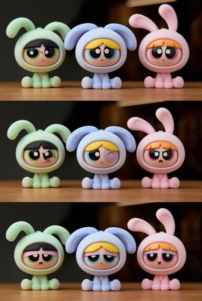 Kayou x The Powerpuff Girls Claw Attack Face Changing Series Figure