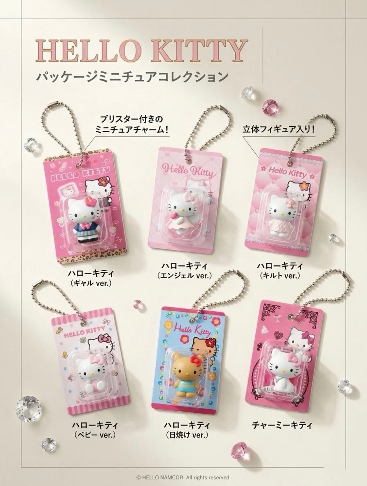 Bandai x Sanrio Hello Kitty Package Miniature Series