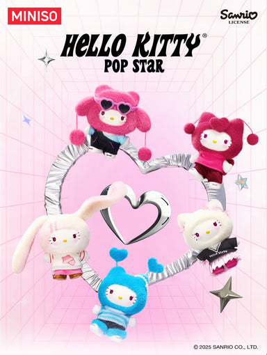 Miniso x Sanrio Hello Kitty Pop Star Vinyl Plush – WooHoo