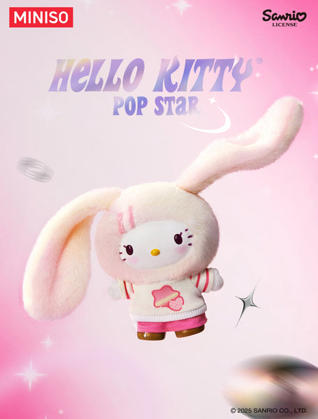 [Pre-Order, Ships Oct 2025] Miniso x Sanrio Hello Kitty Pop Star Vinyl Plush