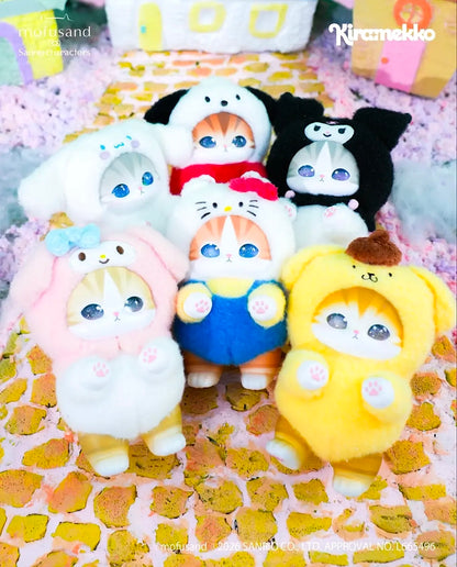 Kiramekko Mofusand x Sanrio Characters Vinyl Plush