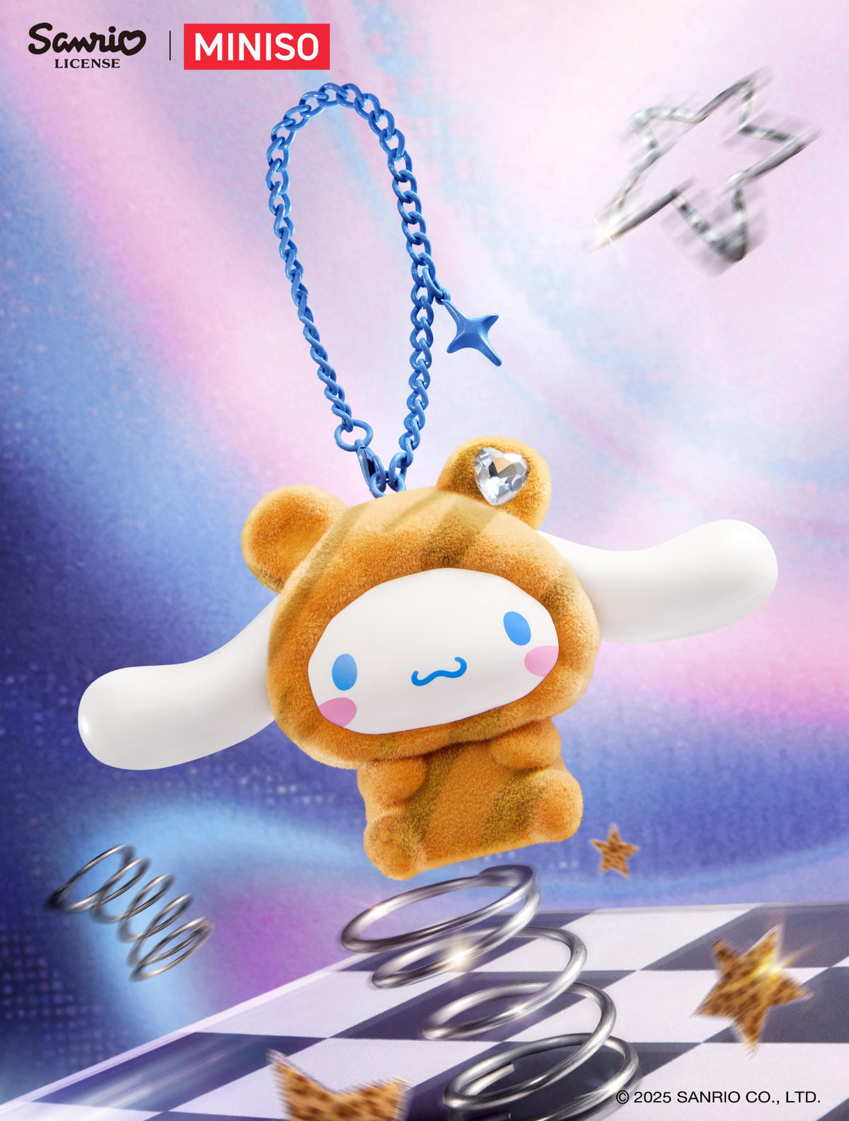 Miniso x Sanrio Characters Gem Forest Flocked Pendant Figure