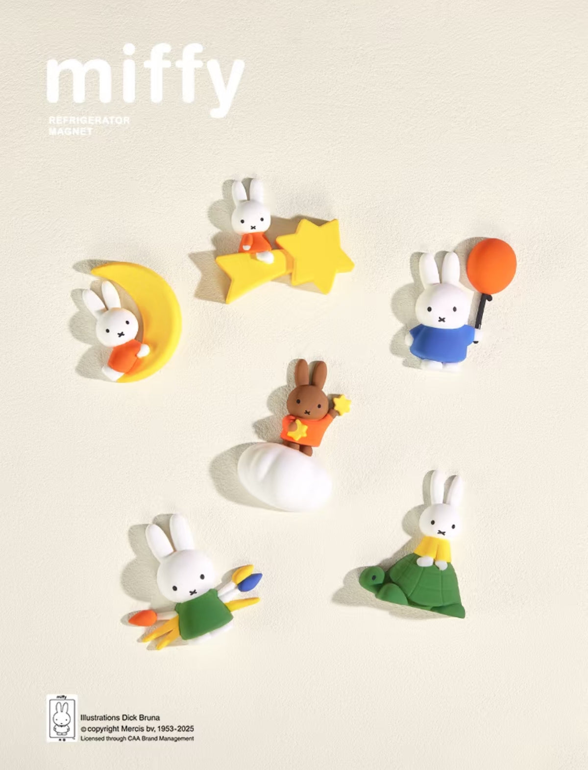Choco Teddy x Miffy Fridge Magnet