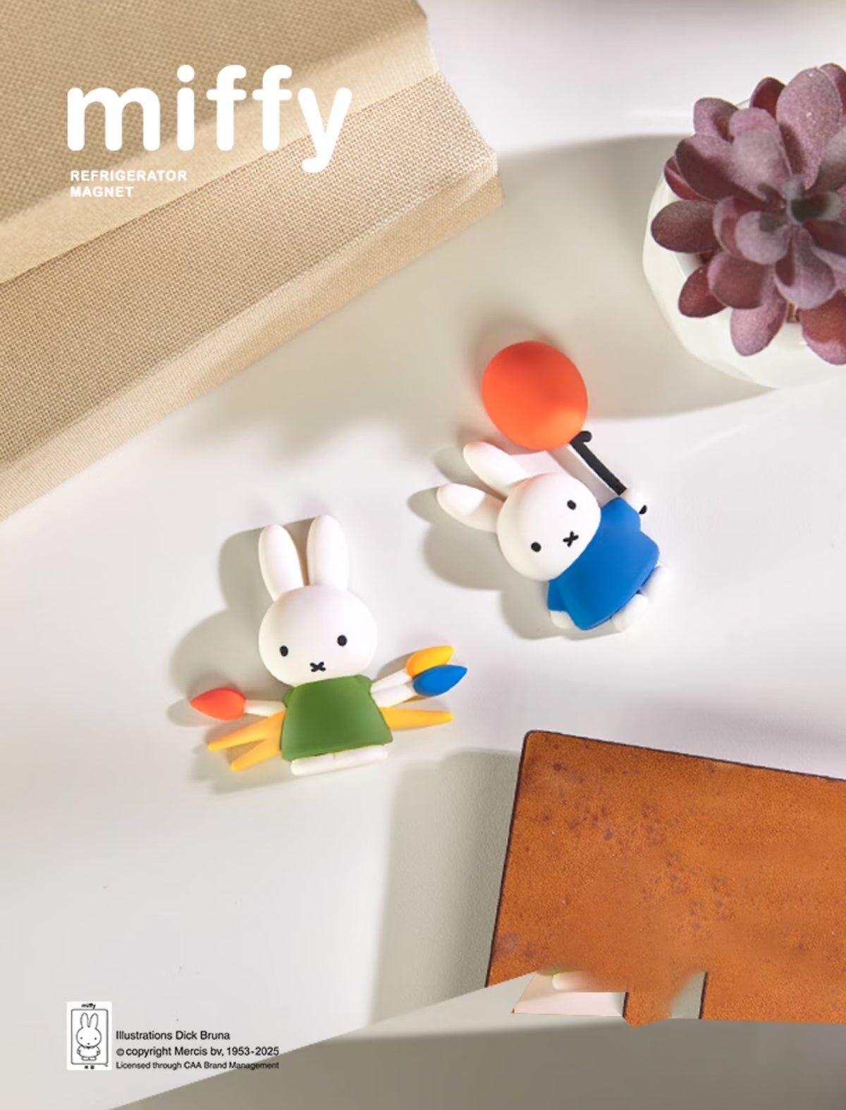 Choco Teddy x Miffy Fridge Magnet