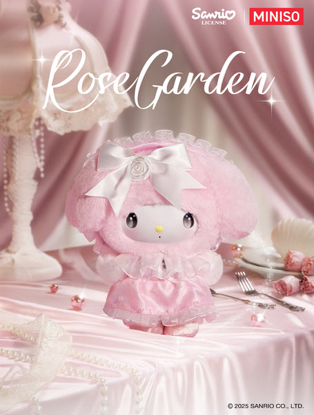 Miniso x Sanrio Characters Rose Garden Series Vinyl Plush